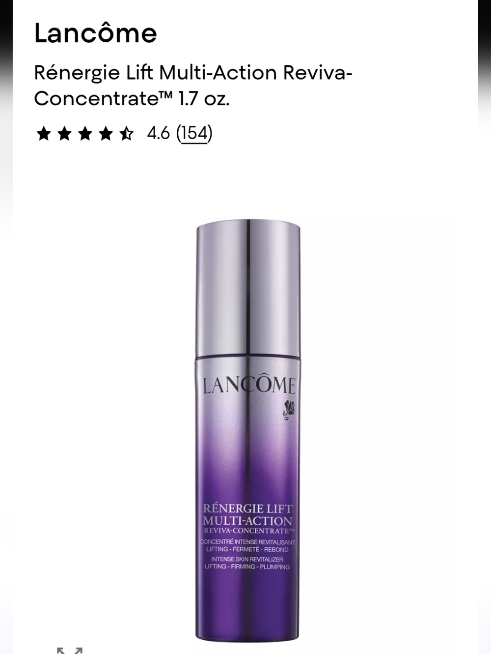Lancôme Rénergie Lift Multi-Action Serum 1.7oz - Picture 9 of 12
